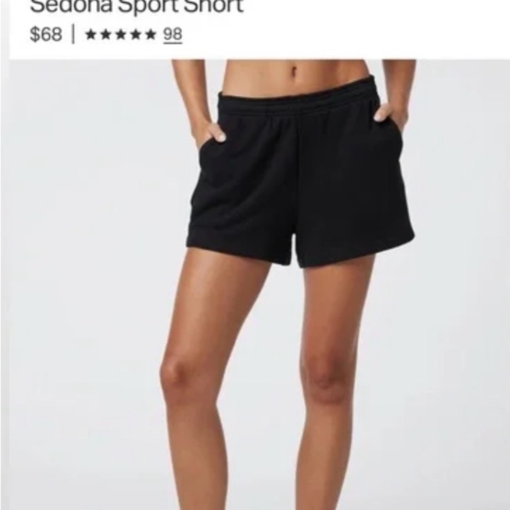 Women's Black Fleece Lounge Shorts
